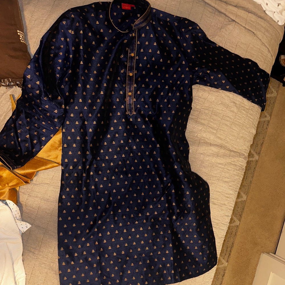 Men’s Blue Kurta